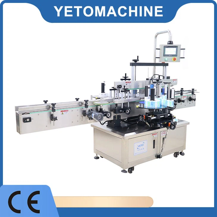 Automatický etiketovací stroj na bubnové nálepky na láhve pro čtvercové kulaté nádoby